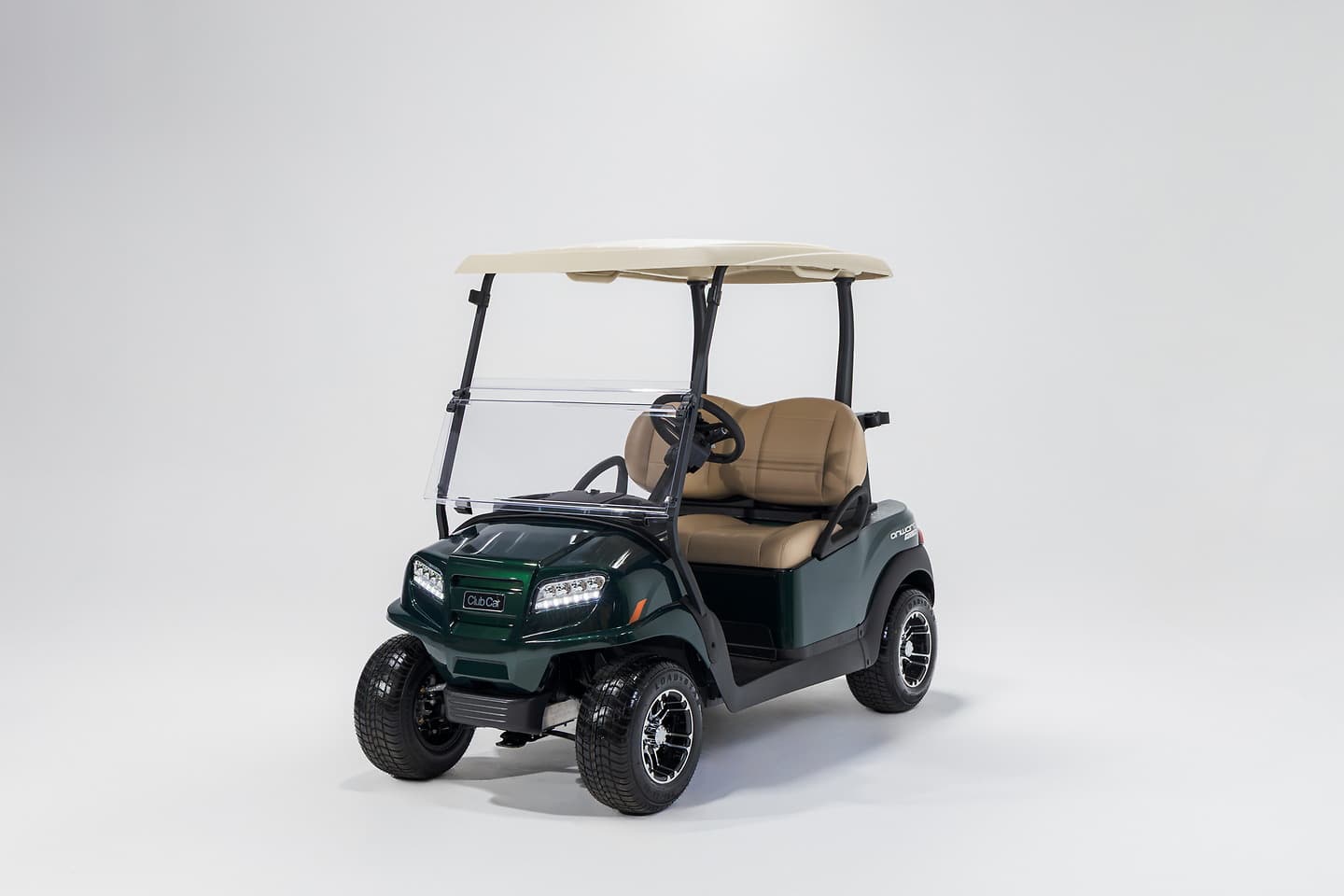 Club Car Onward studio shot in metallic green